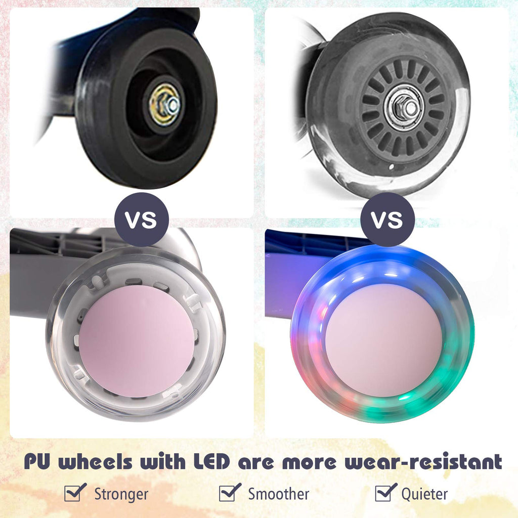 Pink Wiggle Car with LED Flashing Wheels Y667