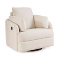 Beige Swivel Glider Recliner Rocking Chair H9307
