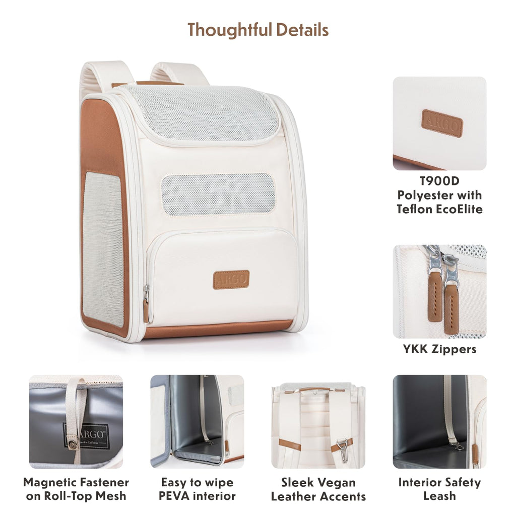 Tan Pet Backpack Carrier A85379