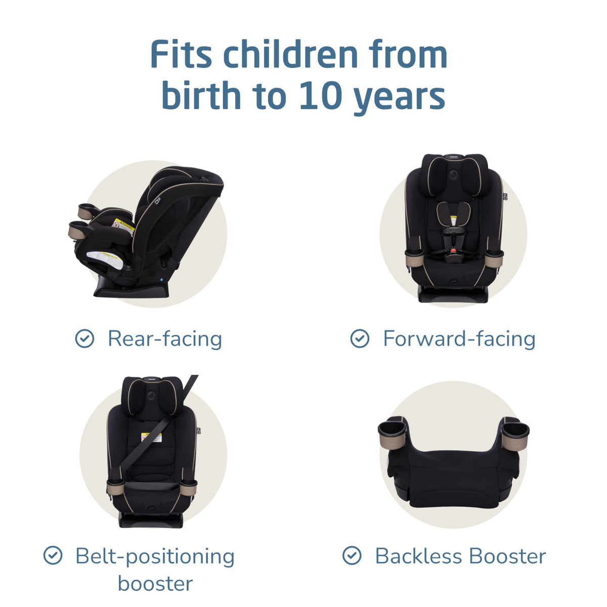 4-in-1 Convertible Car Seat Z2665