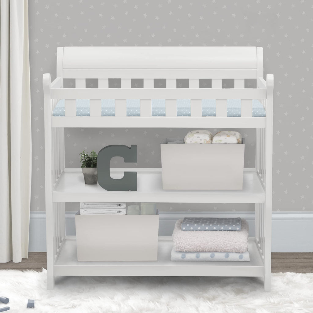 White Changing Table with Changing Pad O98361