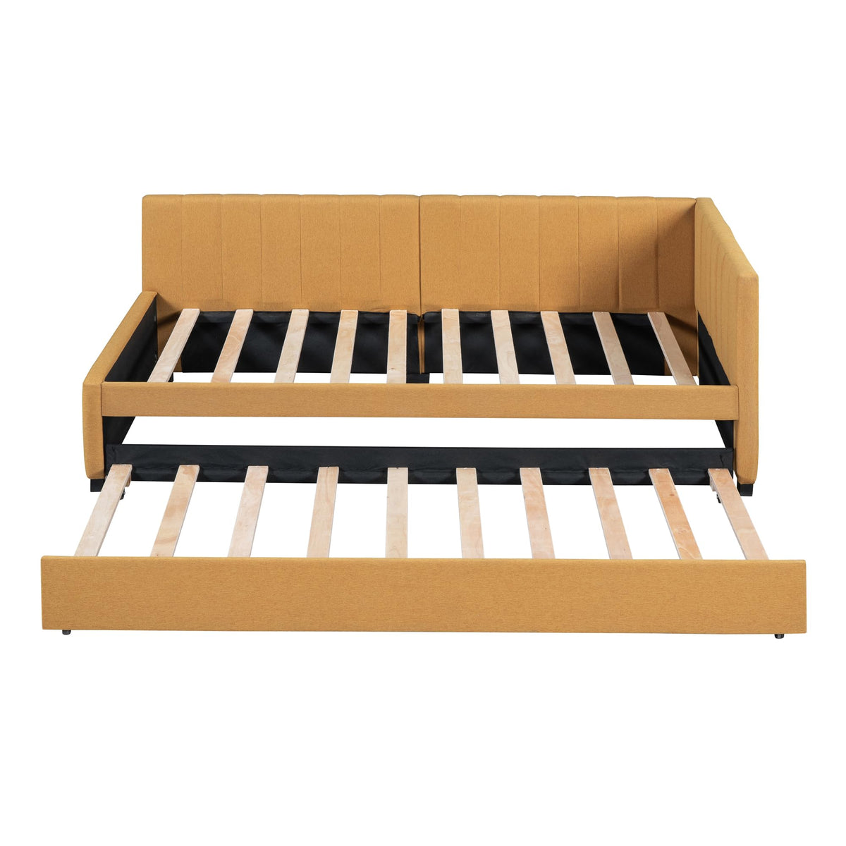 Twin Size Linen Upholstered Daybed with Trundle U393