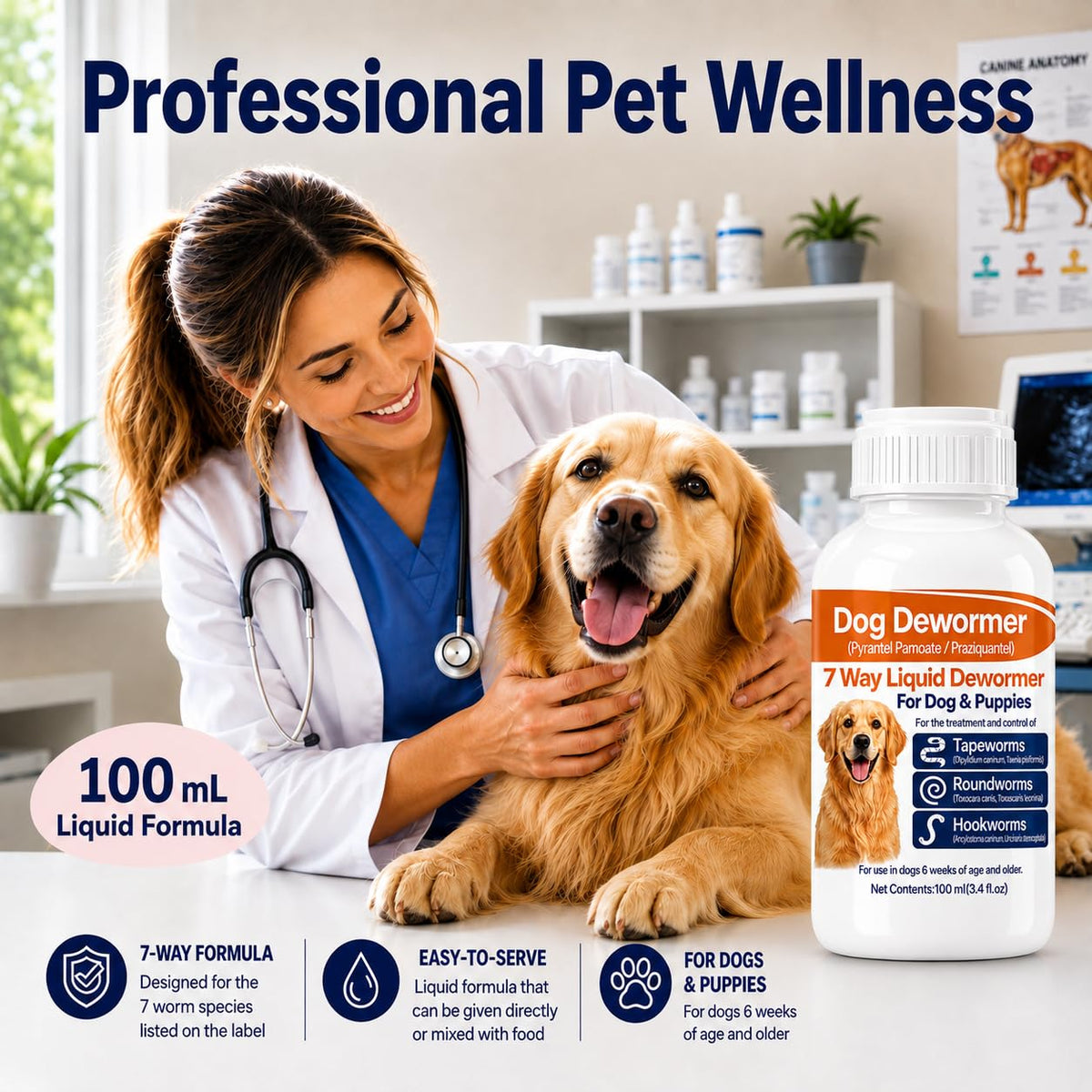 7 Way Dog Dewormer B73642