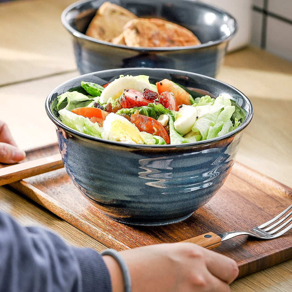 40 Ounce 7 Inch Ceramic Soup Bowls Set of 4 U53526
