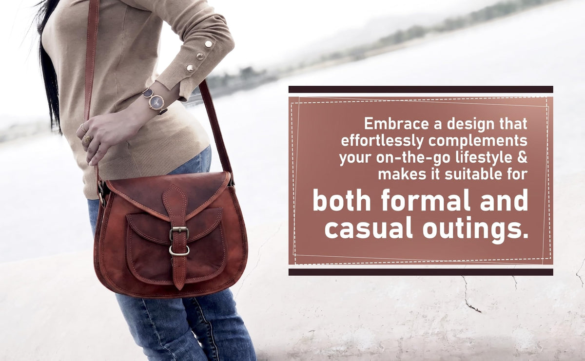 Genuine Leather Crossbody Satchel Bag Q115