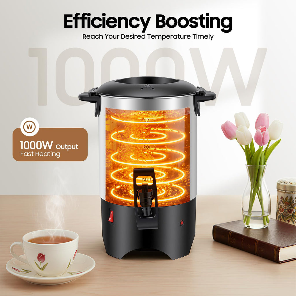 30 Cups Stainless Steel Electric Coffee Urn J668