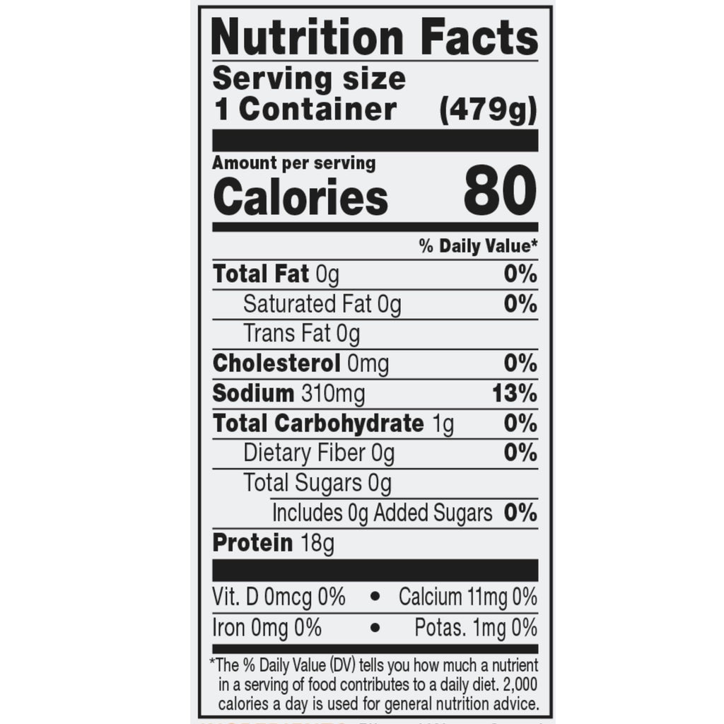 Organic Chicken Bone Broth No Salt Added 16.9oz 6 Pack B32923