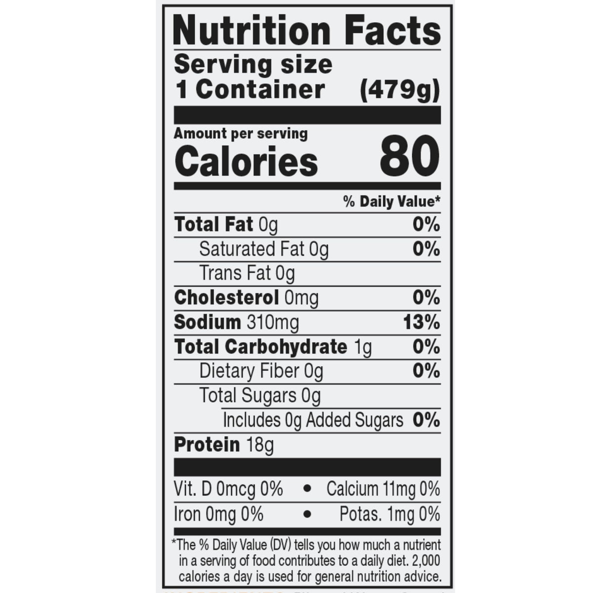 Organic Chicken Bone Broth No Salt Added 16.9oz 6 Pack B32923