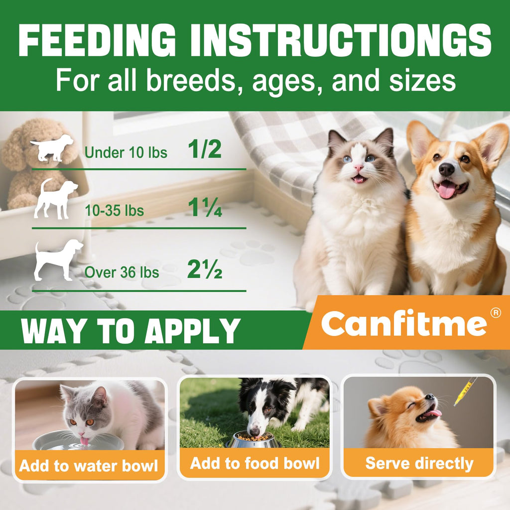 Flea and Tick Prevention Liquid Drops with Multivitamin V38727