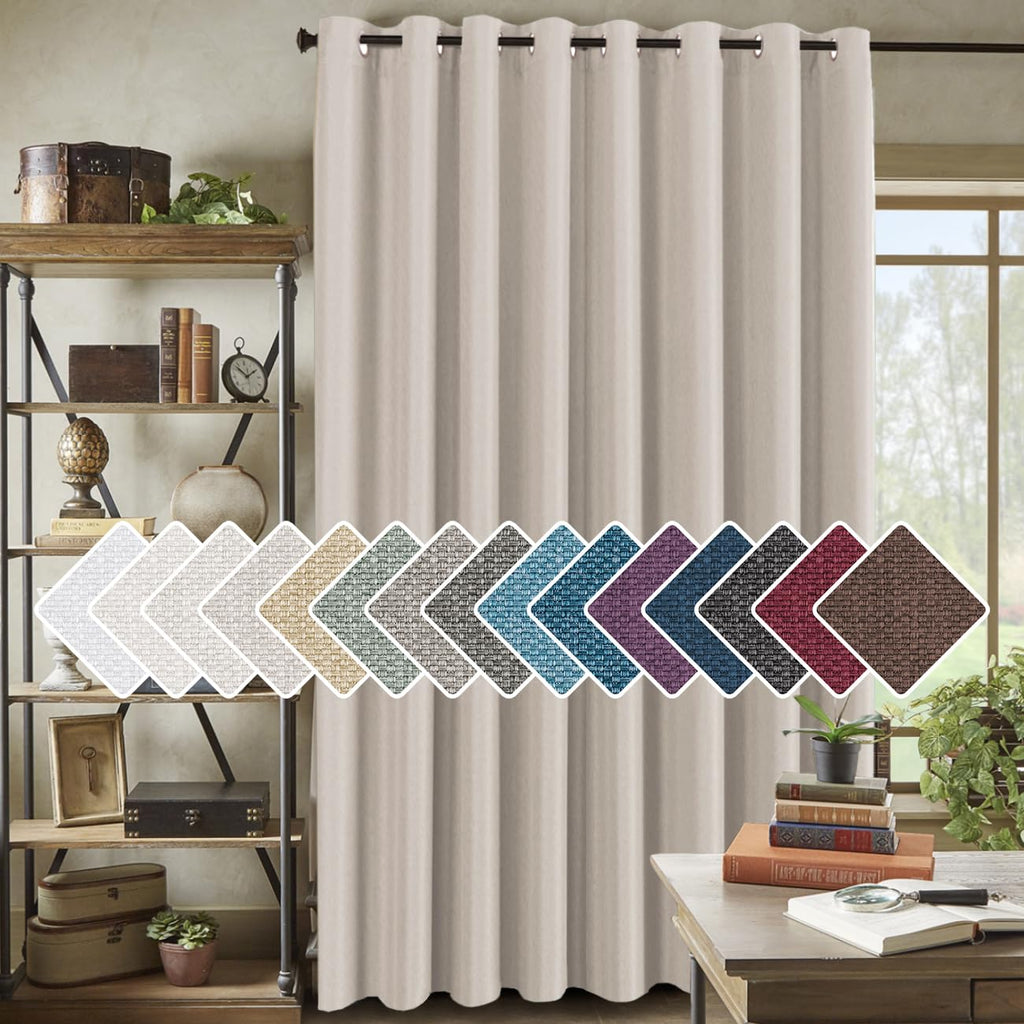 Polyester Room Darkening Blackout Curtain 100 x 84 Inches K908