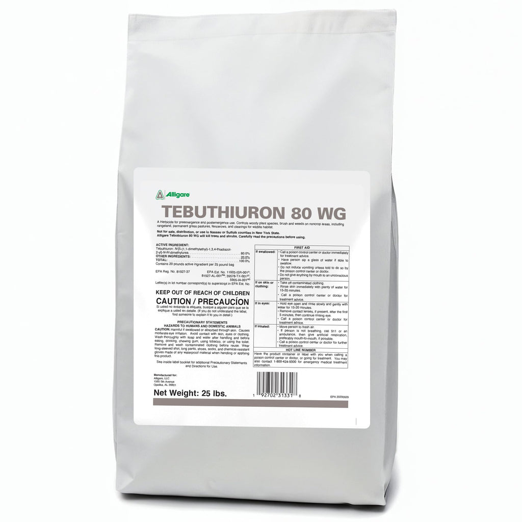 Tebuthiuron 80 WG Granular Herbicide Weed Killer 25 lb D715
