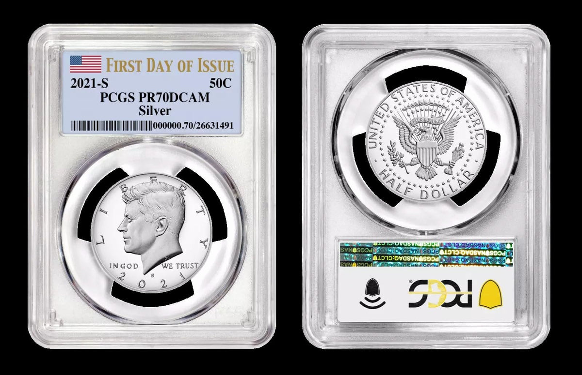 2021 S Silver Kennedy Half Dollar PCGS PR-70 T57972