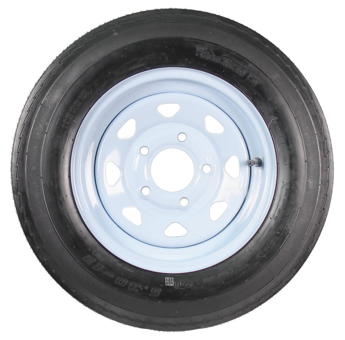 12 Inch 5 Lug Trailer Tire Rim Assembly N80491