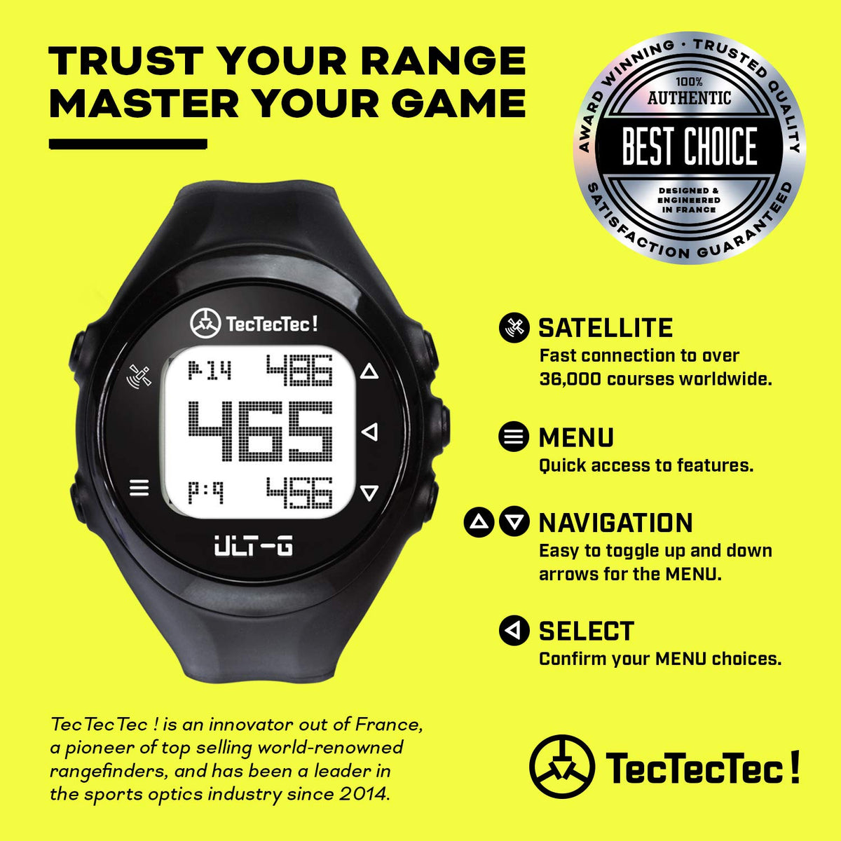 Golf GPS Watch Black S7781