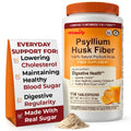 Psyllium Husk Powder Fiber Supplement Orange Flavor 48.2 oz U663