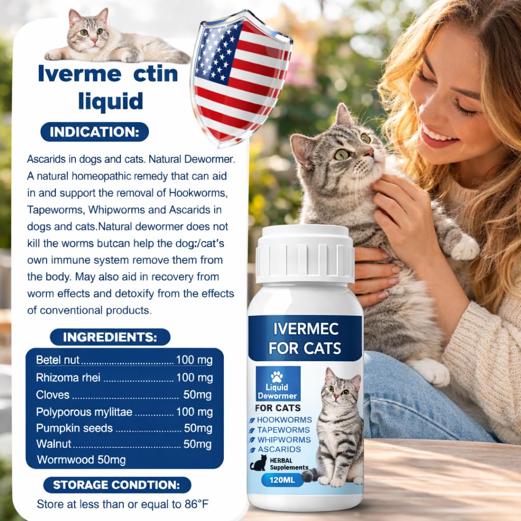 Broad Spectrum Cat Dewormer Liquid 4 oz D327245