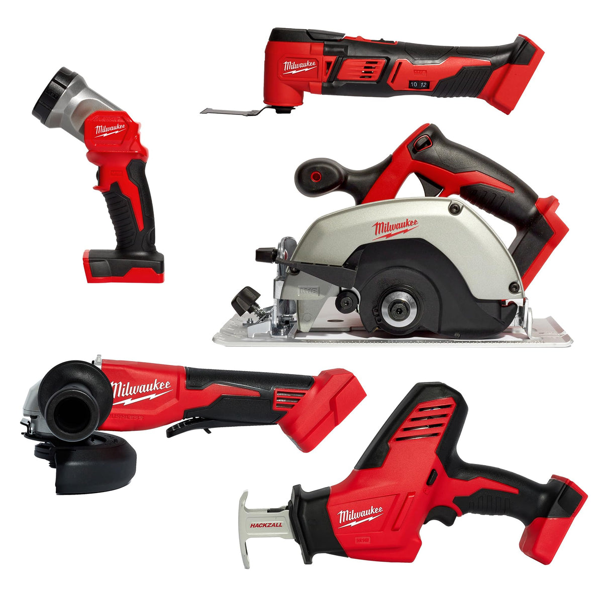 18-Volt Lithium-Ion Cordless 9-Tool Combo Kit with 2-Batteries R9238