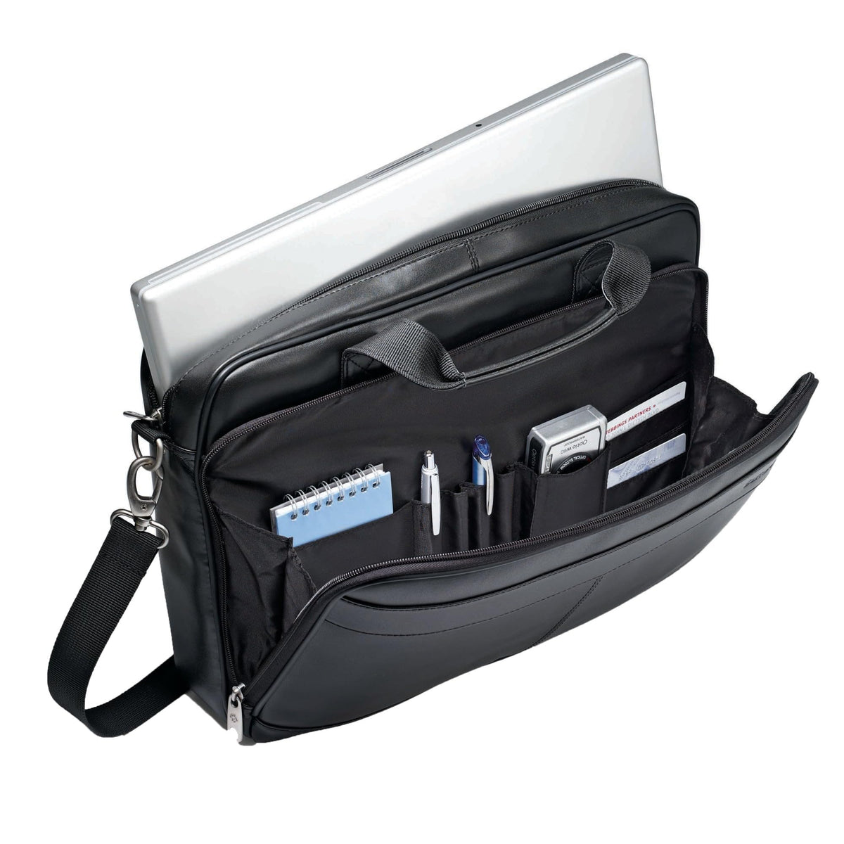 Leather Slim Briefcase K42410