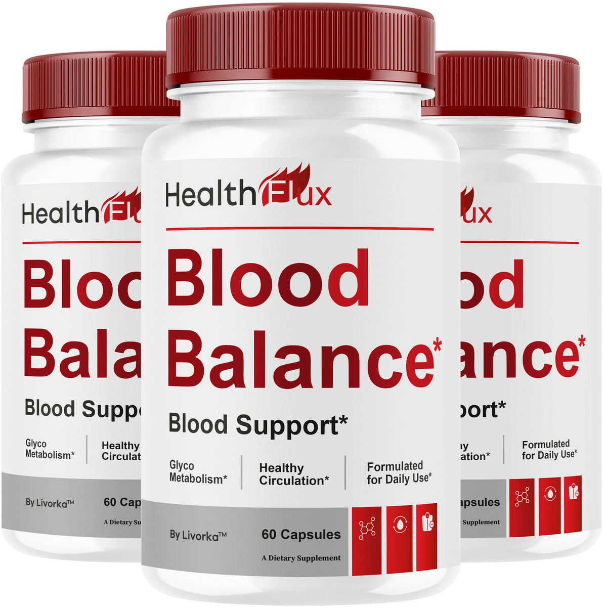 Health Flux Support Supplement Capsules 180 Capsules X916182