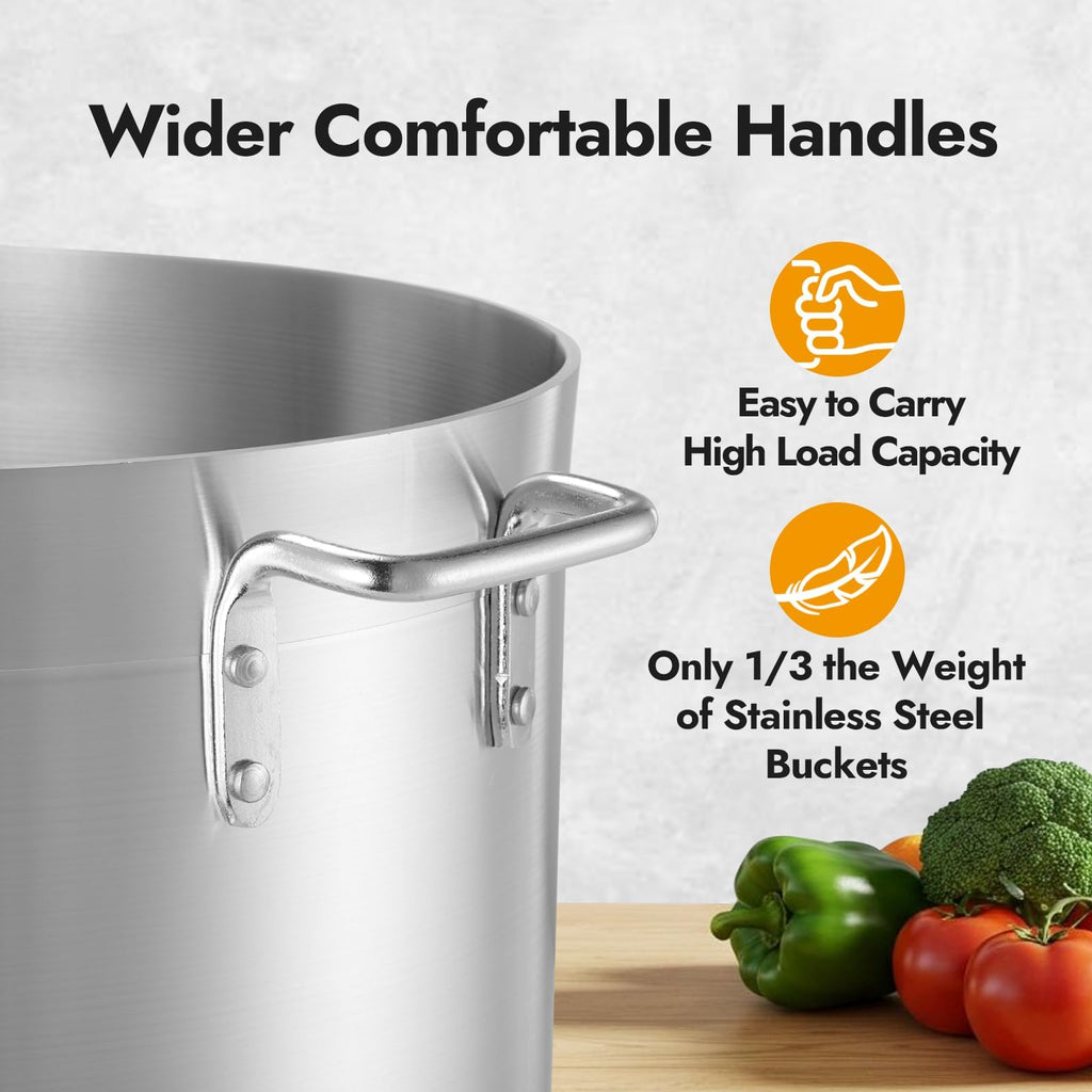 32 Quart Aluminum Stock Pot with Lid M447754