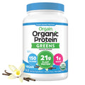 Organic Vegan Protein Powder + Greens Vanilla Bean 21g Plant Based Gluten Free Dairy Free 1.94lb P62898