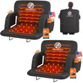 Black Heated Stadium Seats for Bleachers, 2 PCS Q871939