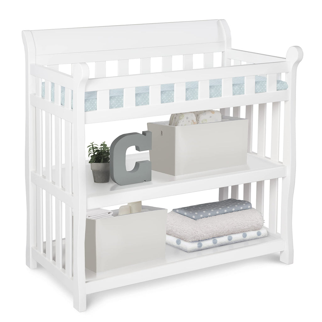 White Changing Table with Changing Pad O98361