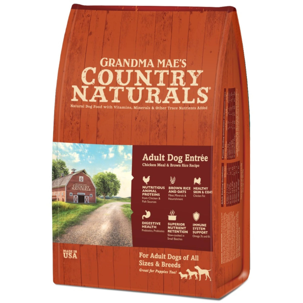 Chicken & Brown Rice Dry Dog Food 24 LB Bag N1067