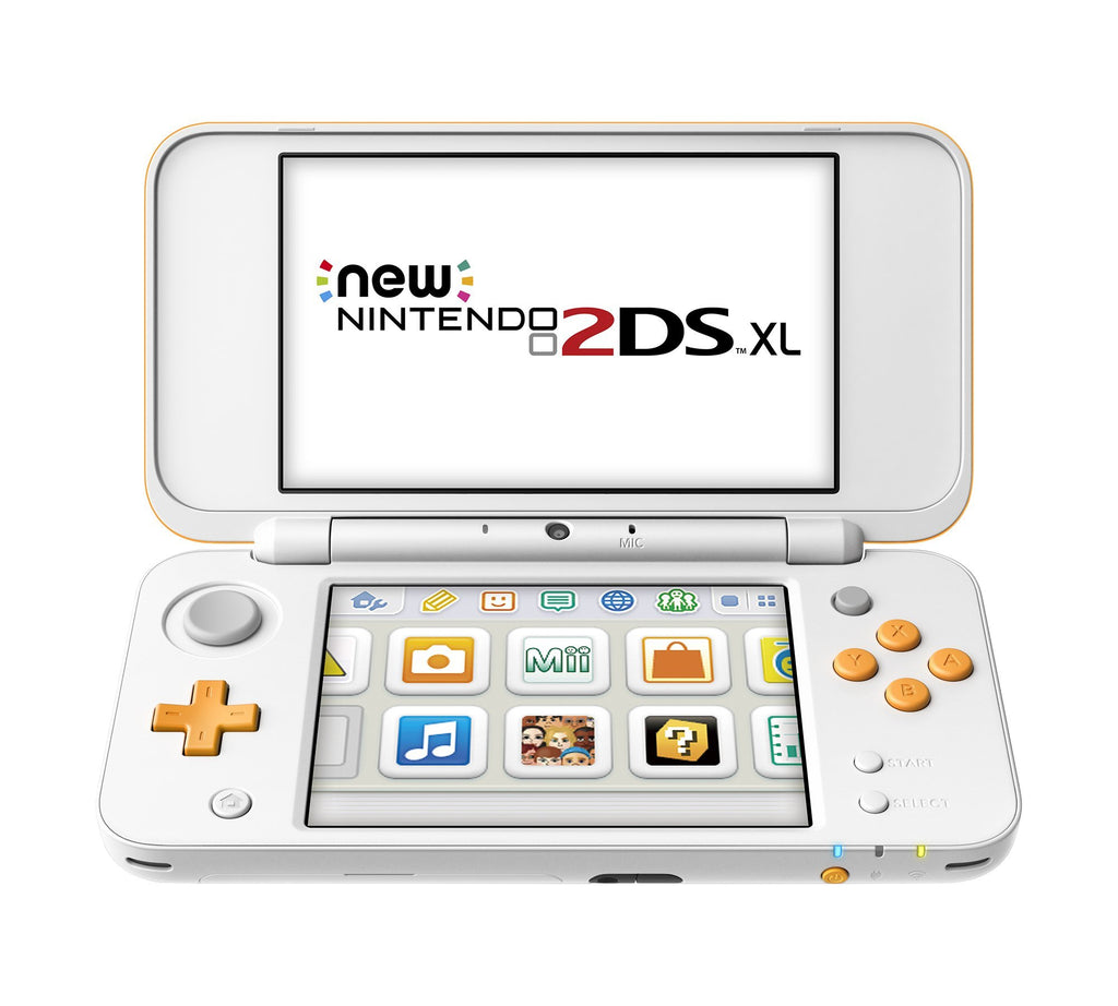 White Orange 2DS XL Console V355