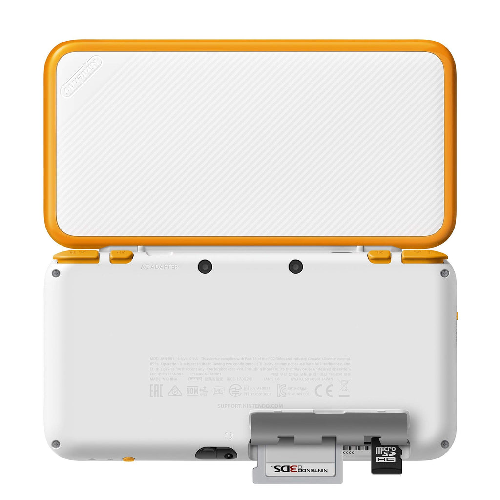 White Orange 2DS XL Console V355