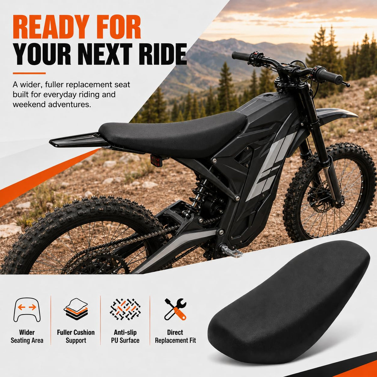 Electric Bike Seat Cushion C312