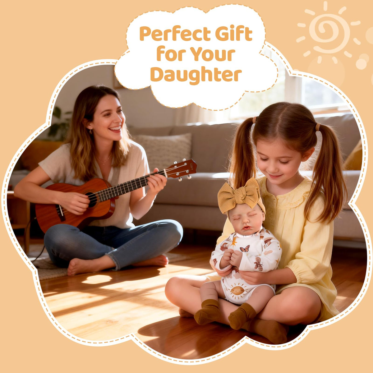 20-Inch Newborn Girl Doll U842