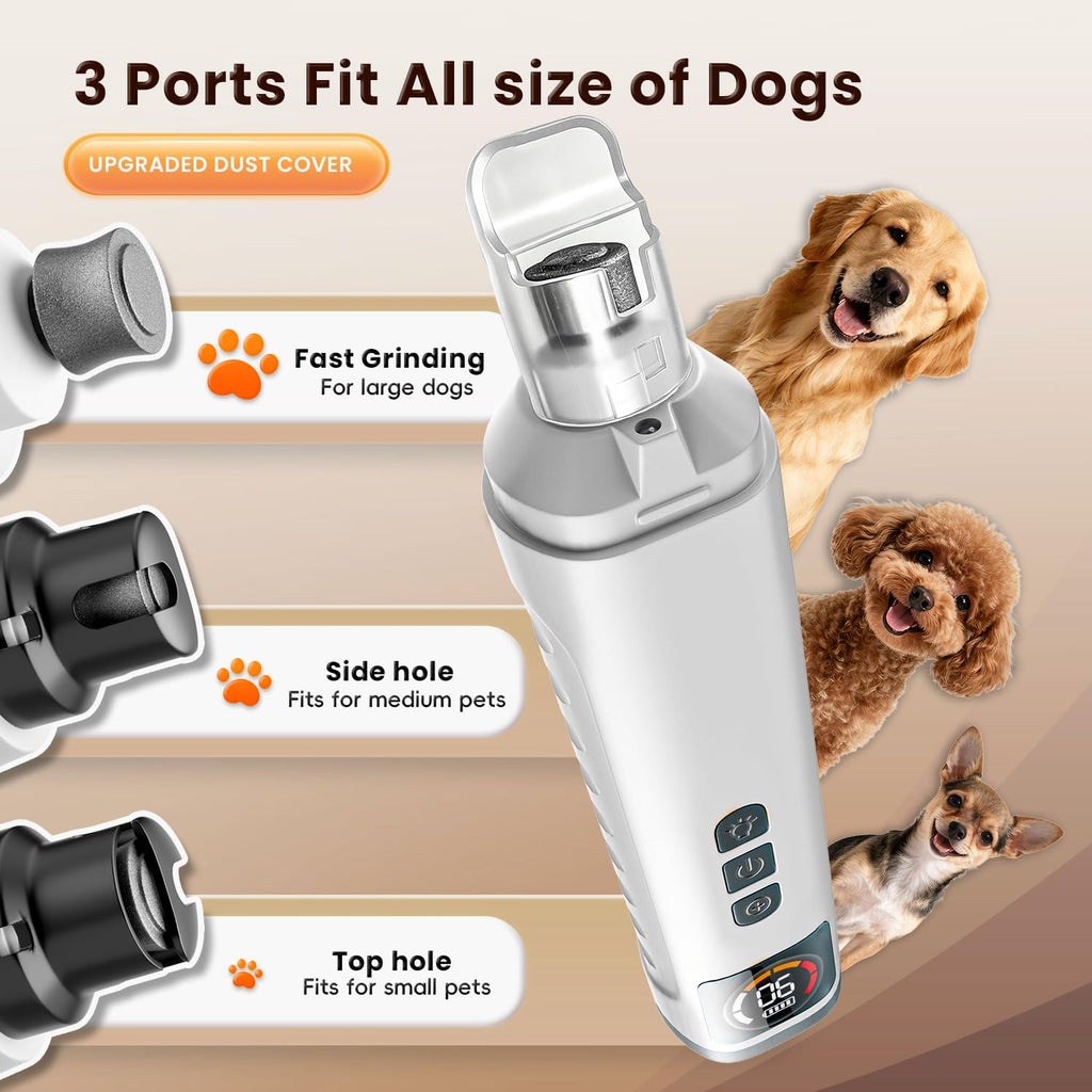 6-Speed Dog Nail Grinder with LED Light B4417