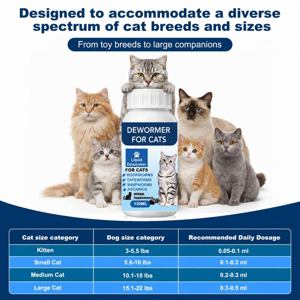 Broad Spectrum Cat Dewormer Liquid 4 oz D327245