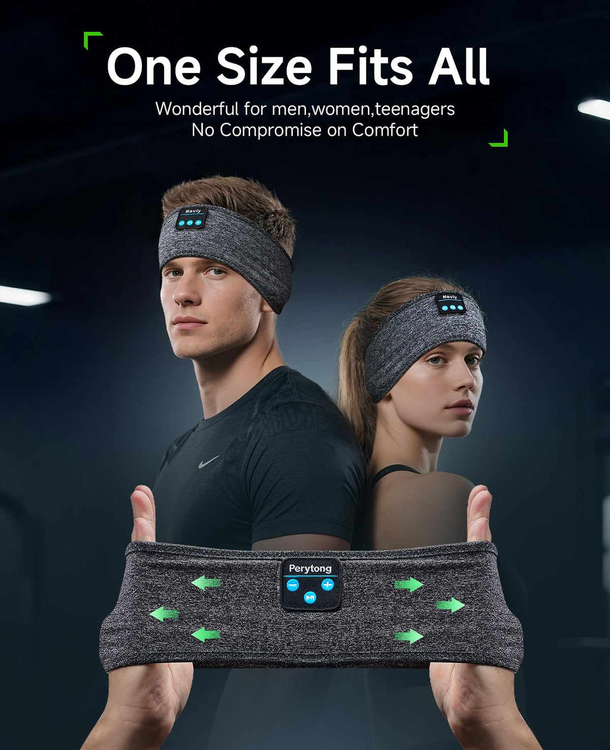 Bluetooth 5.4 Wireless Sleep Mask Headphones X300363