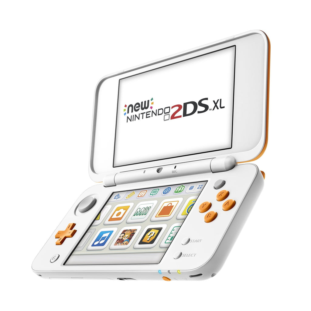 White Orange 2DS XL Console V355