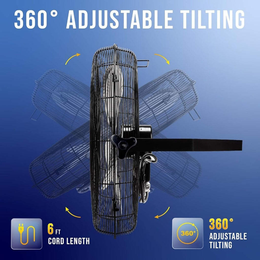 20 Inch 3 Speed Metal Floor Fan R326114