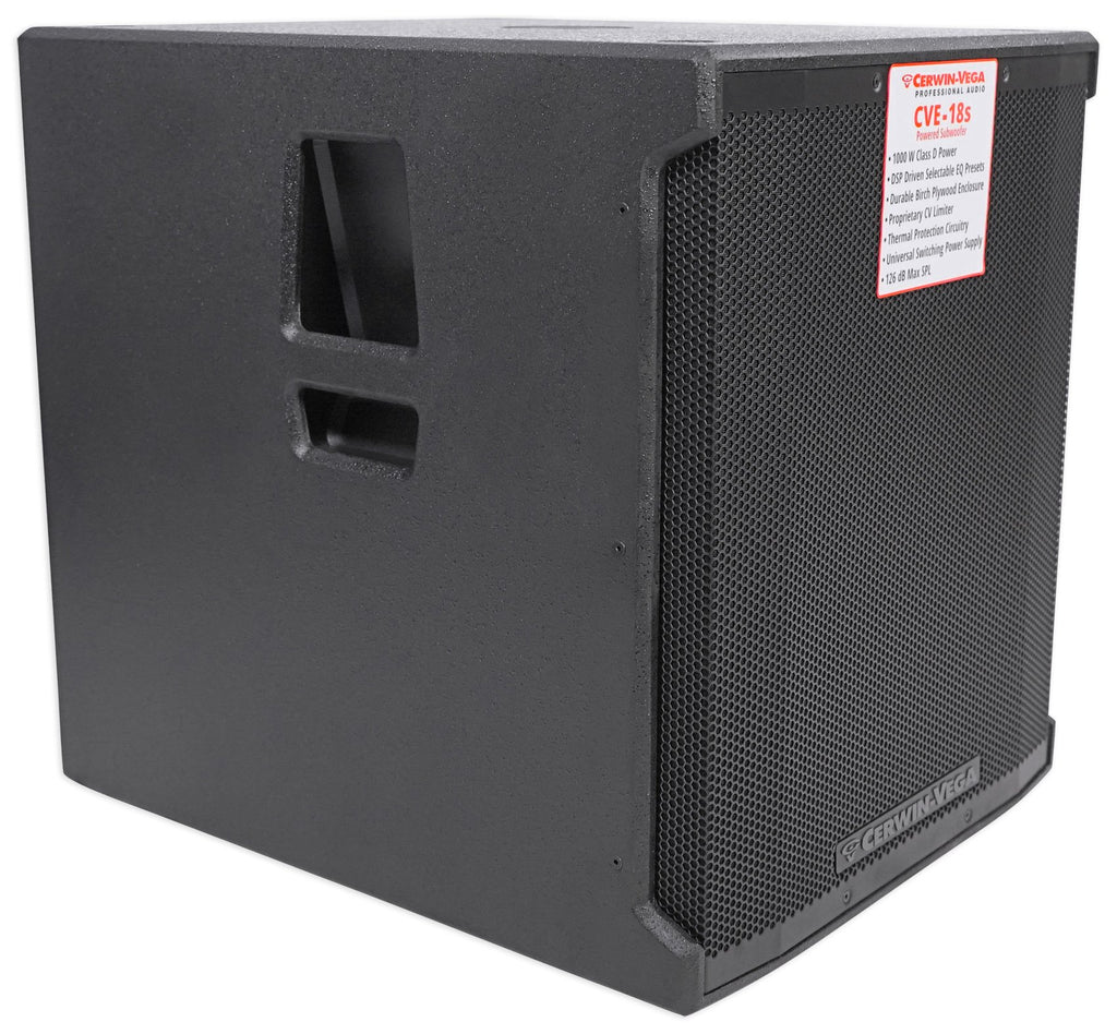 18" 1000 Watt Powered Subwoofer with Bluetooth L1212