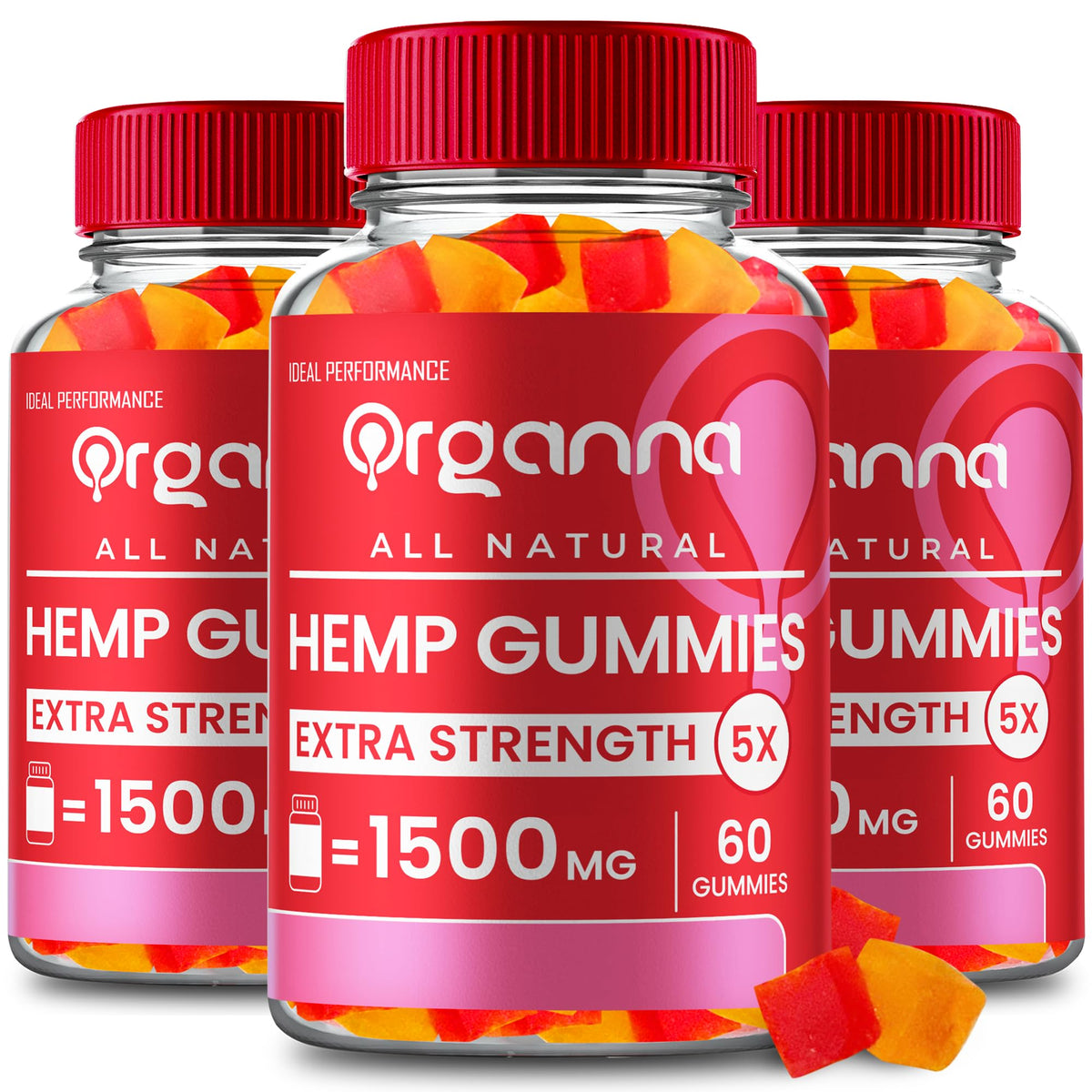 All Natural Full Spectrum Gummies 3 Pack A202578