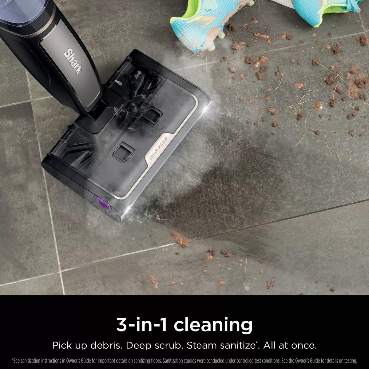 3-in-1 Lightweight Steam Mop Steam Cleaner D111297