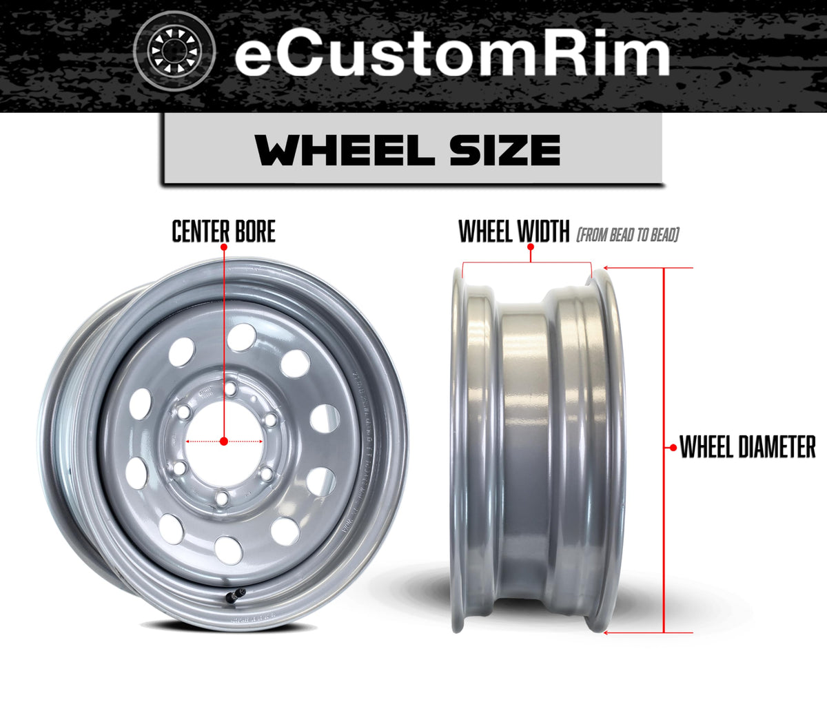12 Inch 5 Lug Trailer Tire Rim Assembly N80491