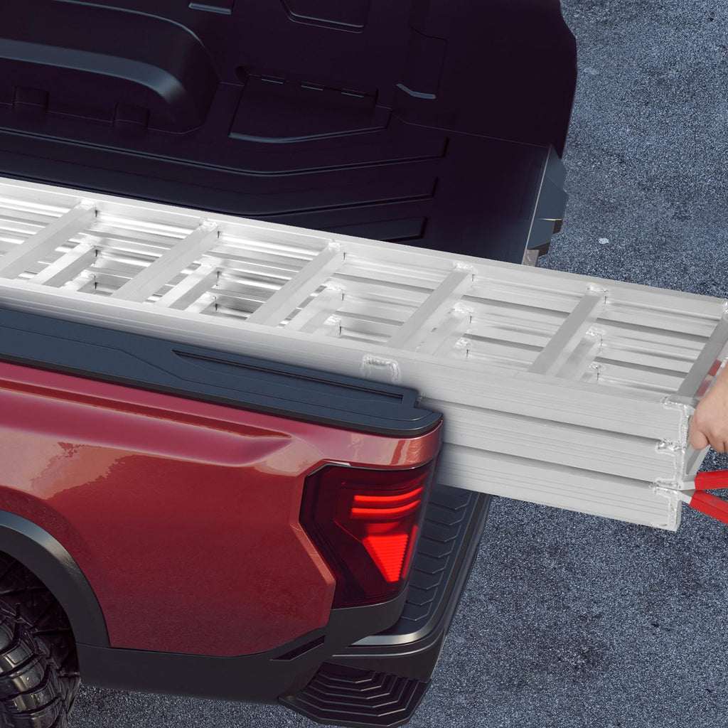 69" L x 50" W Tri-Fold Aluminum ATV Loading Ramp 1500lb Capacity K16304