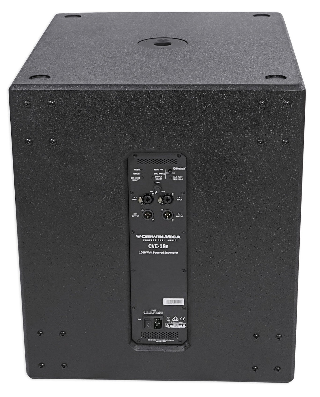 18" 1000 Watt Powered Subwoofer with Bluetooth L1212