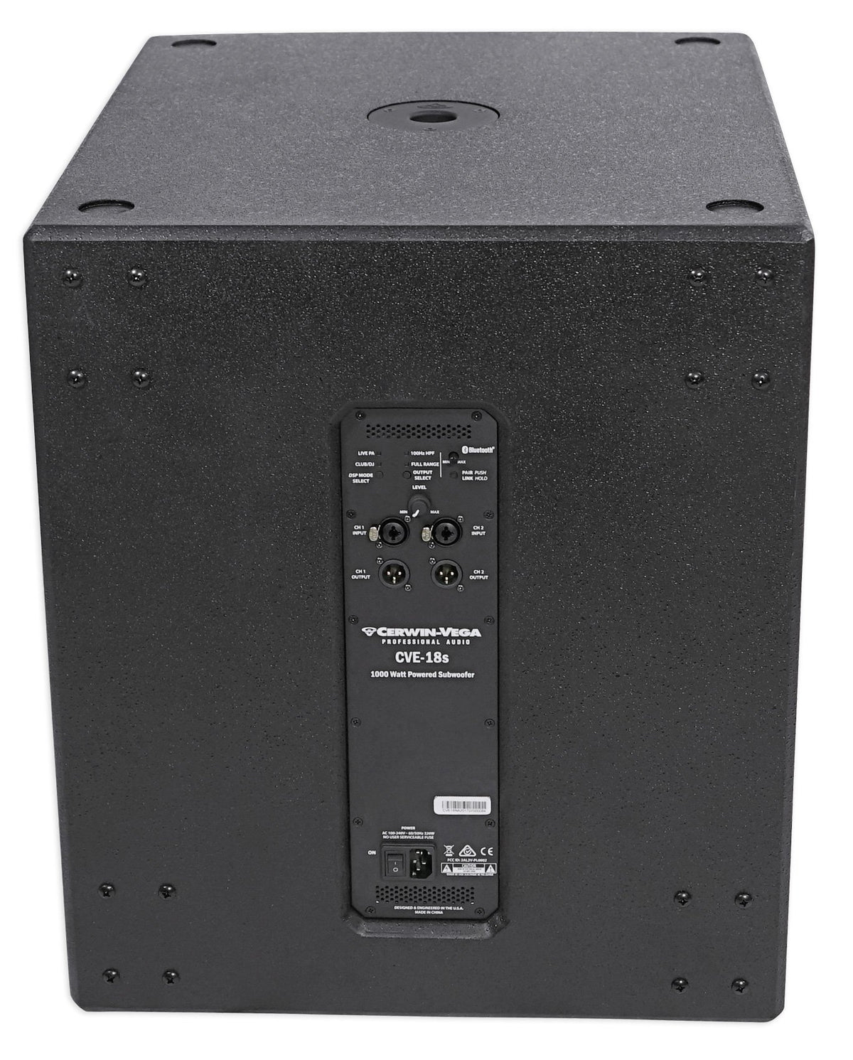 18" 1000 Watt Powered Subwoofer with Bluetooth L1212