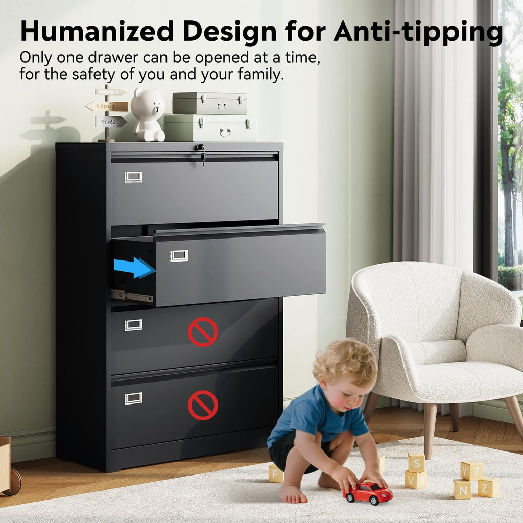 4 Drawer File Cabinet U3030
