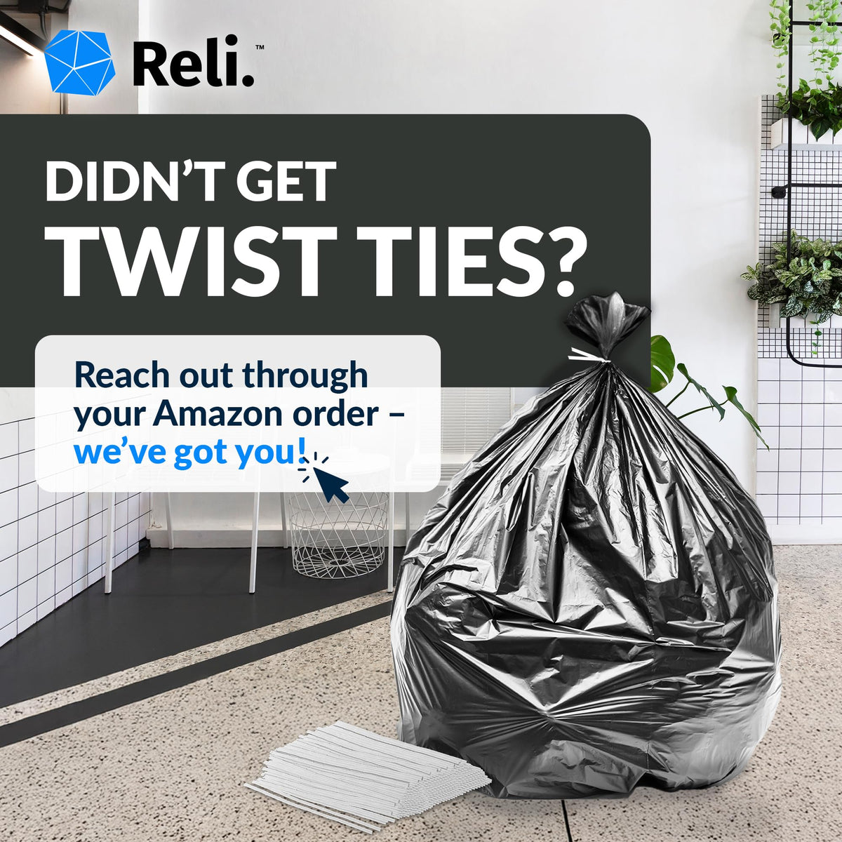 55-60 Gallon Heavy Duty Trash Bags G882