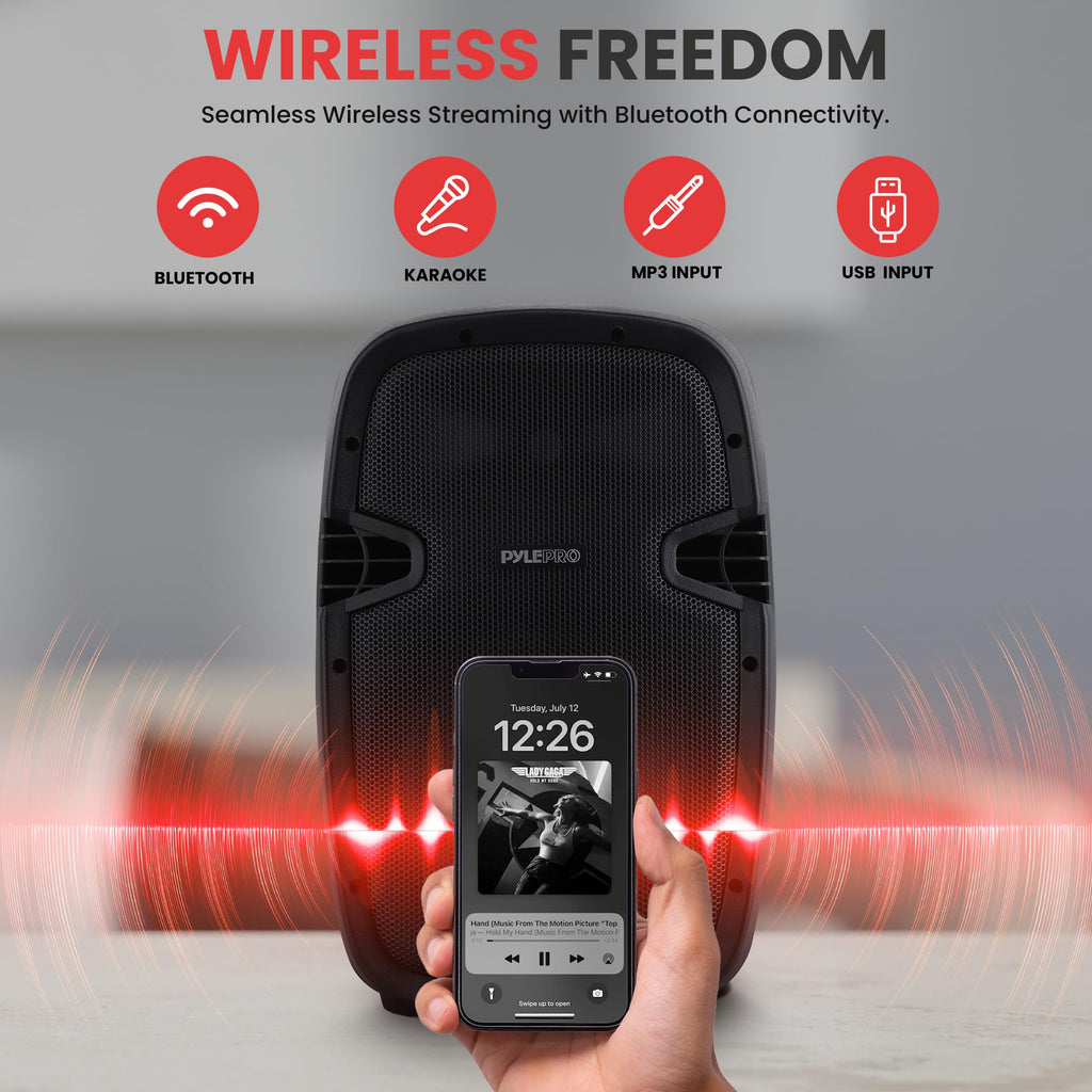 1000W Wireless Portable PA Speaker System Q4076