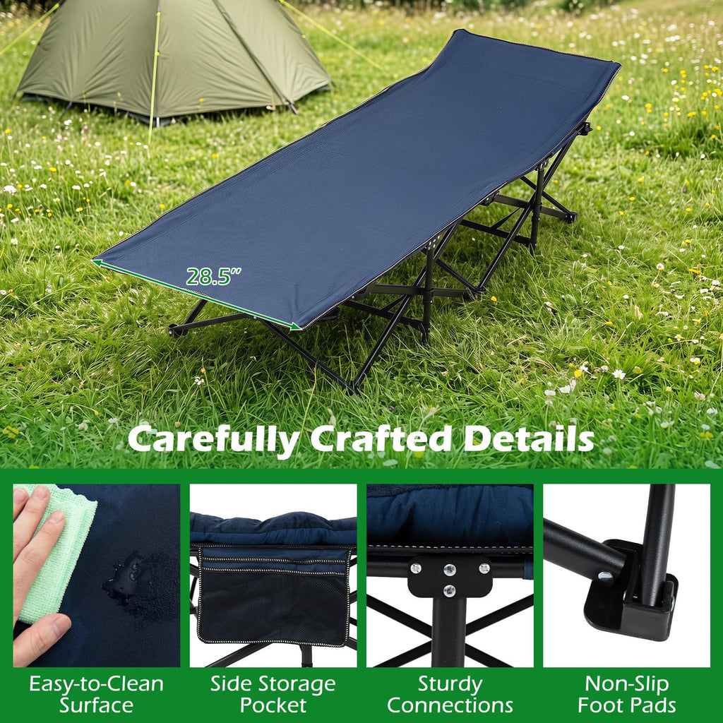 Camping Cot with Padded Mat C967