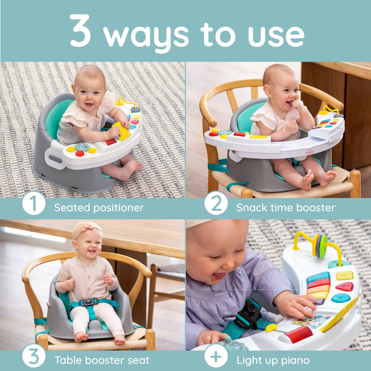 3-in-1 Discovery Seat & Booster, Teal J334989