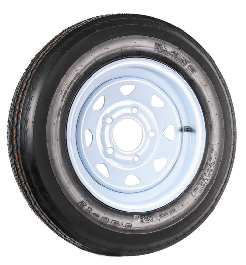 12 Inch 5 Lug Trailer Tire Rim Assembly N80491